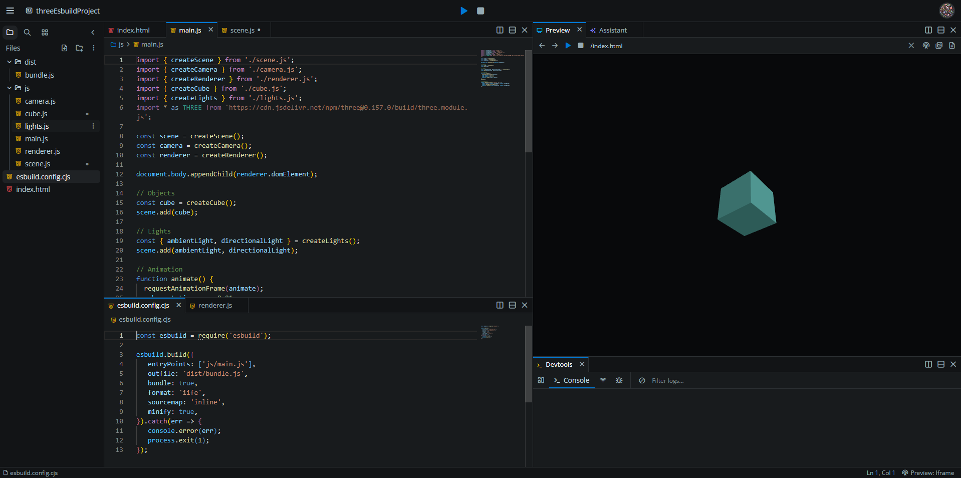 Editor Screenshot